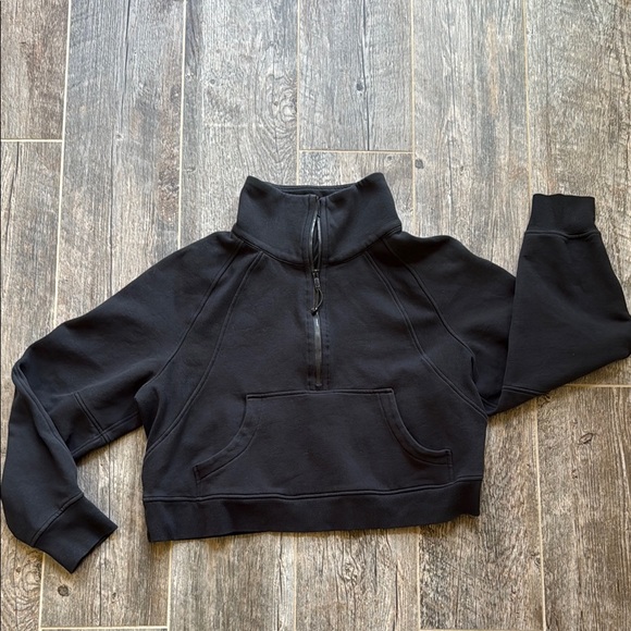 lululemon athletica Sweaters - Lululemon black scuba hoodie size XL/XXL